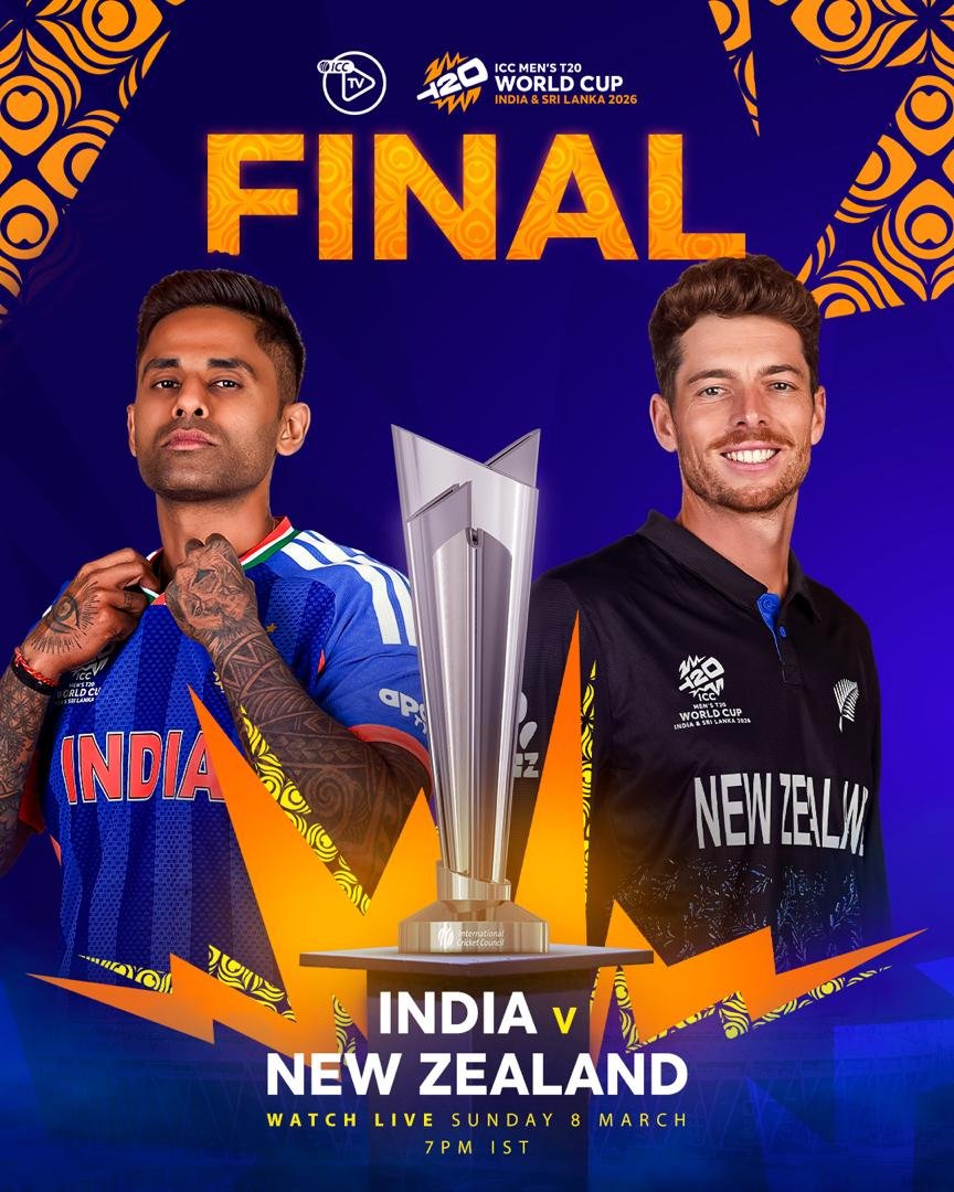 MalaysiaCricket's tweet image. Stage is set for the Grand Finale of 2026 T20 World Cup at Ahmedabad. 

Catch all Action on ICC.TV tomorrow at 9:30PM MYT. 

#t20worldcup2026 #INDvsENG