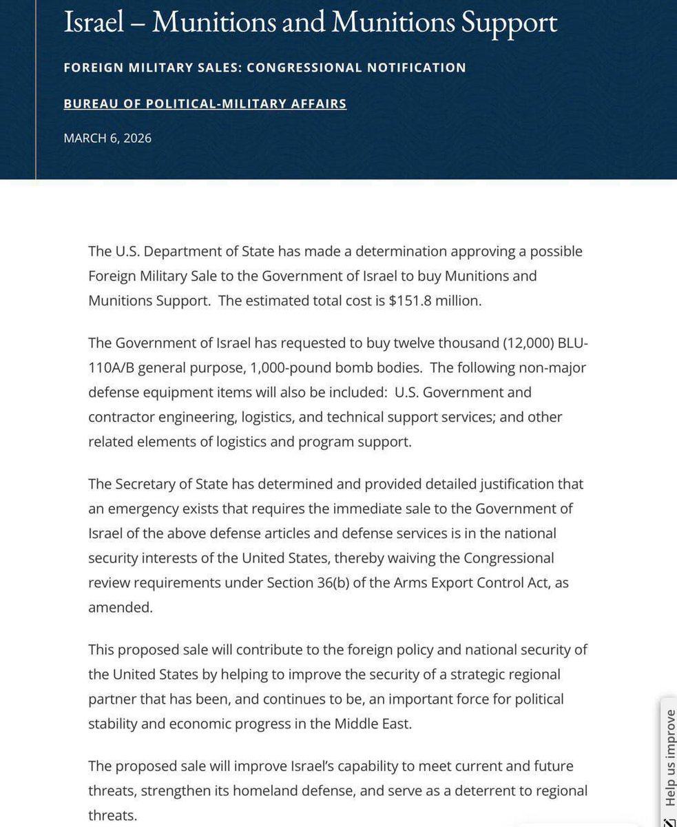 Blu Statement The United States Department of State announced that Washington has ...