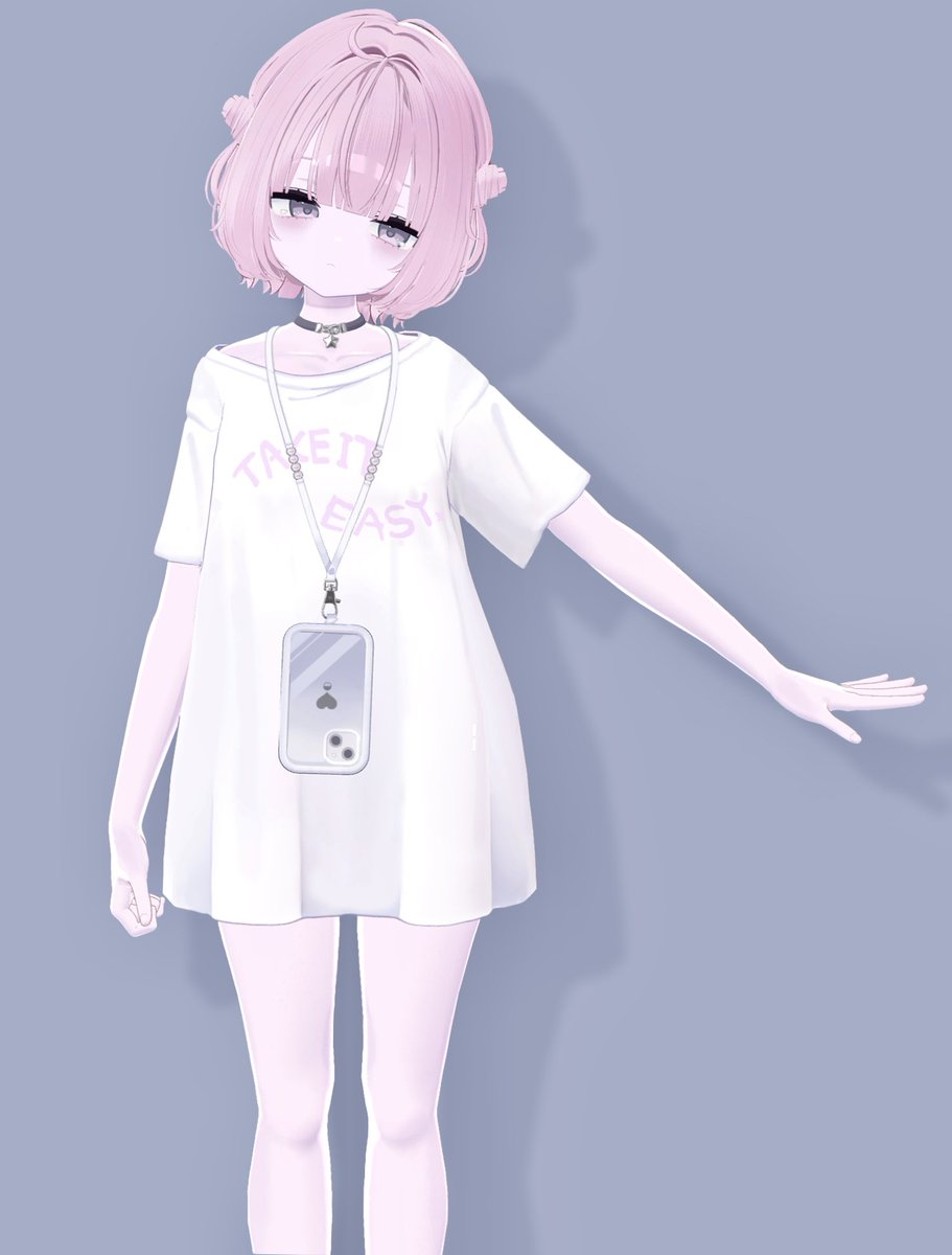 suzu_3d's tweet photo. アバター進捗🐙

Tシャツを着せてもらえたうららちゃん！
表情はまだ無いᐢ⩌  ̫ ⩌ᐢ

（Tシャツの文字はこれからちゃんと可愛くします。。） https://t.co/Vw82E5DrDa