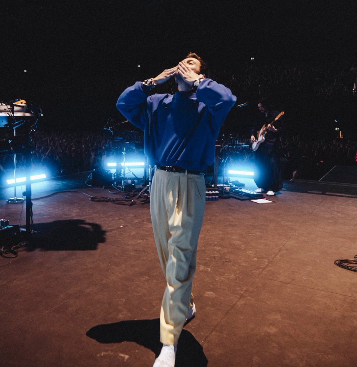 Team1DFrance's tweet image. 📸| Harry lors de la #KATTDOManchester ! 

« Welcome home harrystyles 💙 »

via thecoooplive