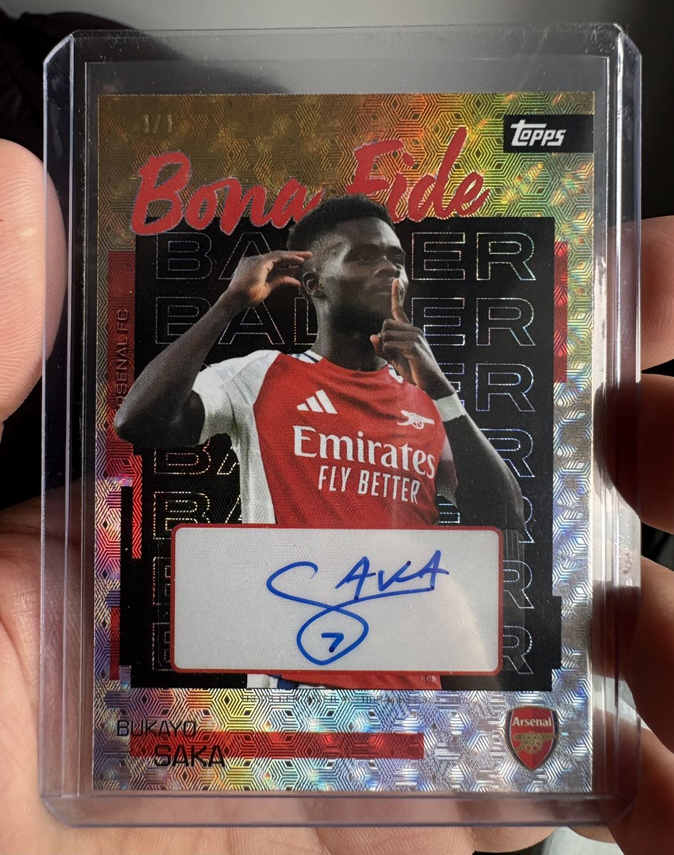 danpollard18's tweet photo. Huge thanks to Sports Cards Direct for my recent @Topps @Topps_UK @Arsenal team set delivery, what a hit it delivered, my first 1/1, Starboy ⭐️
#scdhits https://t.co/HypQSjtYhc