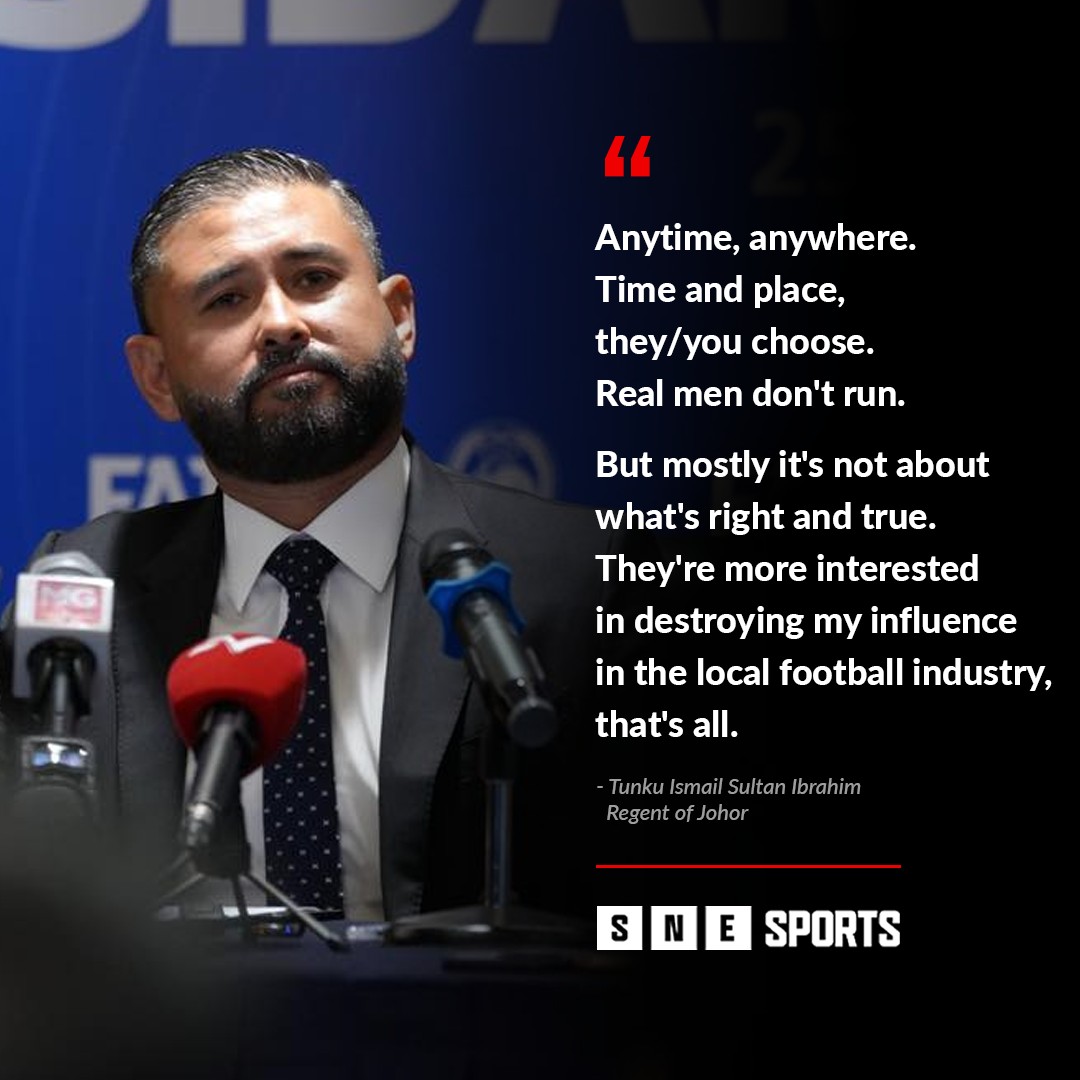 SNE_Sports's tweet image. 🗣️ Tunku Ismail Sultan Ibrahim, Regent of Johor, reposts and replies to X @Asrlaiman, expressing his willingness to meet with fans of Harimau Malaya at any time.

📷 : @HRHJohorII 

#FIFA #CAS #FAM #Malaysia #TMJ
#SNESports
#LifeTelco