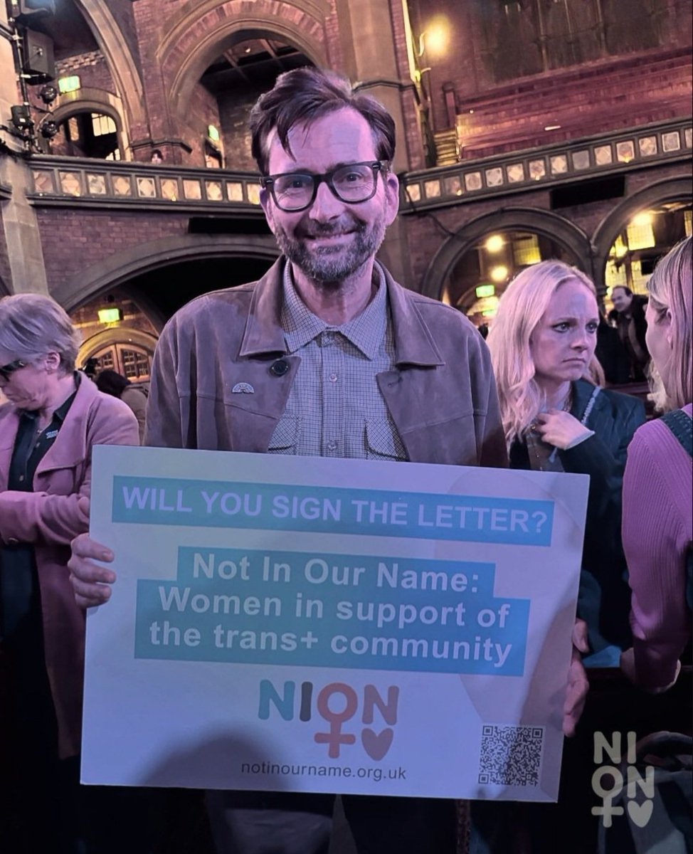 David in the newest post on the NION Instagram page today!🤗

You can sign here, cis ladies! : notinourname.org.uk