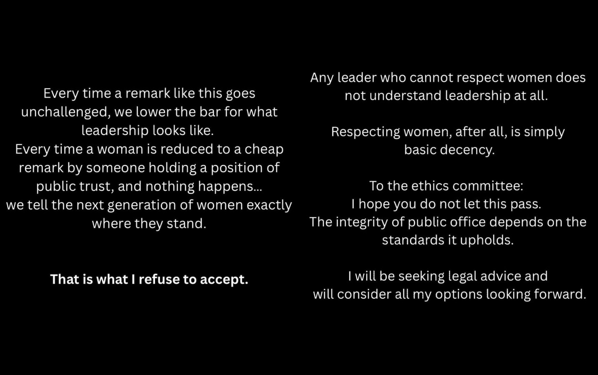 pantherawolf's tweet photo. This is going to be a long non-nsfw post so if you don't care for that you can simply skip this, but if you care about women or are woman I feel like this is something for you to read.

Some of you may say this isn't the platform or environment to post something like this, but I believe it is. Despite the fact that we all here are sw and therefor are sexualized on a daily, doesn't mean we do not deserve respect or decency in the simplest way, shape and form.

As most of you know, I was born and raised in the Philippines. If you aren't familiar with that country it is where family members of people like Olivia Rodrigo, Hailee Steinfeld, Nicole Scherzinger, H.E.R. and Saweetie are from. Do you recognize the beautiful sound of Princess Jasmine from Aladdin and Mulan's singing? If you do the woman behind that voice is Lea Salonga, born and raised in the Philippines and still currently living there. 

In my country, unfortunately, misogyny has a home. It has a home because truck drivers will whistle and catcall you on the street as long as you are a female. And when I say as long as you are a female, they don't even care if you're in your HIGH SCHOOL UNIFORM. I've witnessed it and have been a victim of it myself for the many years I've lived and walked publicly on the streets of my country. If you think that's bad, almost half if not most of our country's leaders are the same. Misogynistic men who put women as second. Men who are married and still choose to OPENLY hurt and embarrass their wives by going after younger women and waving off their mistakes as "rumors" or "scandals". I could name so many of them, hell, our former president Duterte who is currently being sued for crimes against humanity by ICC was very much one of them, and yes, he has a daughter who does not seem to care for her father's antics, and sadly yes, she is the CURRENT vice president of the country. But let me introduce you to two people today.

Anne Curtis-Smith, a well loved and celebrated actress, host, model, daughter, mother and wife. Not only is she beautiful, but she is talented, funny, loved by not just her family and friends but thousands of Filipinos and someone who despite not being fully Filipino, embraces and loves our country more than anything.

And Mr. Bong Suntay, unfortunately the representative of Quezon City's 4th District, yes a politician, a leader. A married man with 4 children, a man who attended one of the elite universities back home. An educated man. An educated man who does not only hold assault charges from pistol whipping an innocent person in 2001, but also a man who made sexual and misogynistic remarks about Anne. 

And where do you ask he made such remarks? March 3, 2026 at a House Committee of Justice hearing against VP Sara Duterte, using his "imagined desires" about the actress when he encountered her at a local mall as an example... Yes, he did this not only in a public forum but a professional one, at a setting where the leaders of a country speak on important subjects.

When called out he decided to disguise it as an innocent remark, but like every politician, he is once again making the Filipino people "stupid" in thinking we do not understand what he truly meant by those remarks.

Filipinos are smarter than you think. How sad it is to think our own leaders think we are stupid enough to be fooled.

But, onto what this post really is about. Anne finally spoke out on what he had said. Below is a portion of what she has said on the issue, and I feel like its an important read for many, especially to us women. To remind ourselves that misogyny and ultimately disrespect targeted towards us but hidden as "jokes" or "innocent remarks" happen every single day everywhere. Sometimes we notice it, sometimes we don't. Why don't we notice it? Because it becomes such a norm that we find ourselves being used to it. AND THAT IN ITSELF IS WRONG. We should not be used to it, we should not allow it to happen or let it be as if we're simply breathing in air. Its 2026 and still misogyny and disgusting people like Suntay exist within our world and even hold important roles in our government. We all can name a few politicians from different countries that are just like Suntay. These are people who don't even see us as equals let alone humans. They see us as property, as "designs" or "background" to make them look better, feel better etc. We are only seen for providing pleasure and whatever else is expected of a housewife. My country, the Philippines, is an unfortunate victim of regular misogyny and abuse towards women. Anne said it herself, "From a culture that still asks women to laugh it off, to not be so sensitive and to pick their battles" this is what an everyday Filipina goes thru, and I'm pretty sure many women around the world can relate to it in some way. This is a norm that I have witnessed myself in my home country for many many years. I've long left it, but every time I do come back, nothing has changed. The catcalls are still there, domestic violence against women is still there, men treating women like second class citizens and so on. They expect our women to be strong and weak at the same time. They expect our women to be strong because they don't care enough to be there for their women or help but they expect us to be "weak" so we can massage their egos and make them feel like a man.

Let what Anne Curtis-Smith said in regards to what Suntay said be a reminder to us women that we should not sit still and allow men to treat us this way. Even in the world of sw. Yes here we work to please men, but it does not mean we should take in any form of disrespect. I don't think I need to go any more specific with this because many of us have experienced and know exactly what I mean when I say we are treated less than as a sw. We should not allow those leading our countries treat us any less, to decide on what we deserve as our rights or how we should act, especially if you are a taxpayer. Women are taxpayers, like Anne said. The seat that these politicians are on are paid for by you. And even if you aren't a taxpayer, does not mean you should allow disgusting humans to belittle you, to treat you like an object, property, like a speck of dirt on the side of the road or on the corner of a room. Remind yourself that you are capable of so much, from bringing in human life, to enduring pains that men cannot even fathom, to living your life as freely as you should. We are given free will, we are given opportunities, we should not let that go to waste and we should not let people like Suntay take that away or dangle it in front of us like bait only to go back on their words.

Remind yourself everyday that you deserve just as much as they do. That you hold an important place on this planet. That without you, many of them may not even be here today. Remind yourself that you are more than just a woman, you are a human being capable of so much and many more.