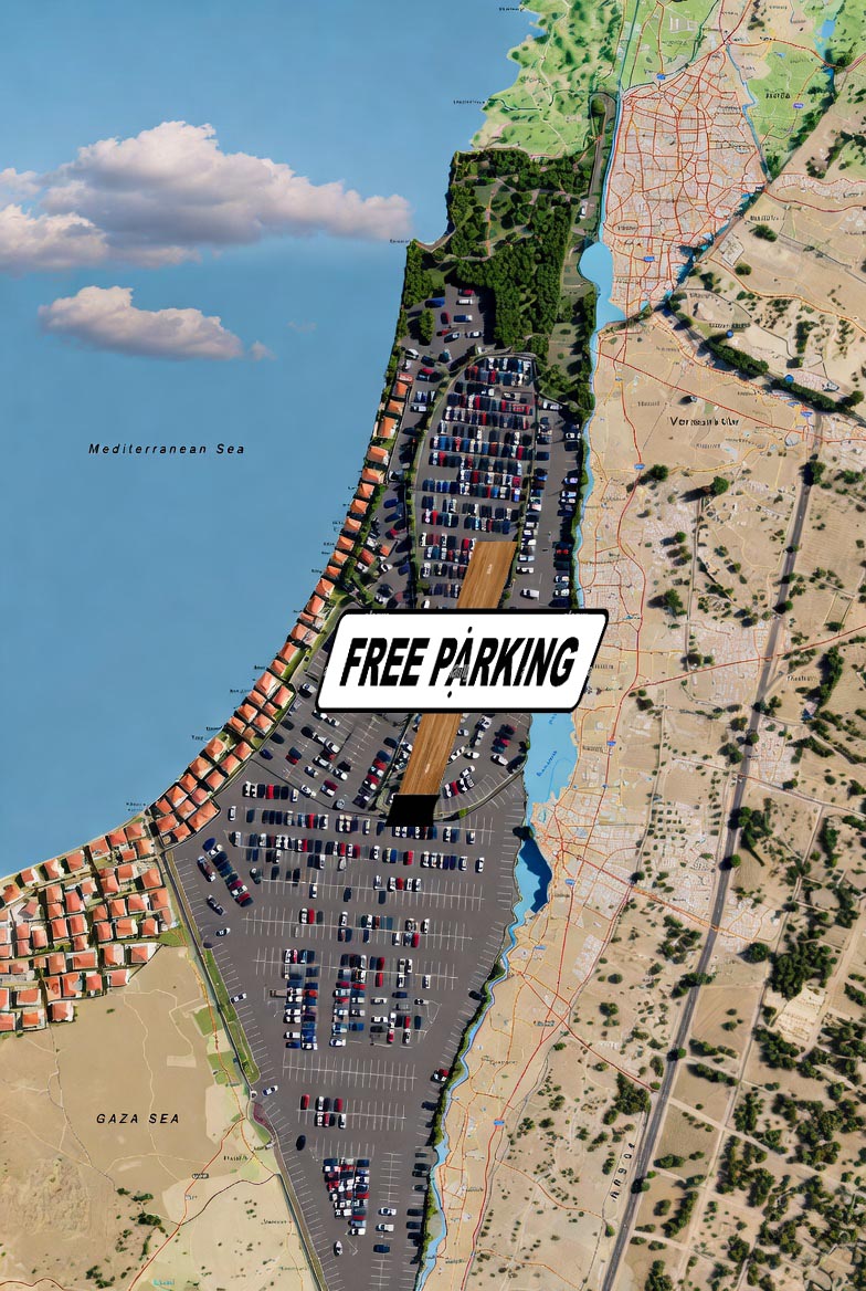 The world's largest car park is being built as we speak