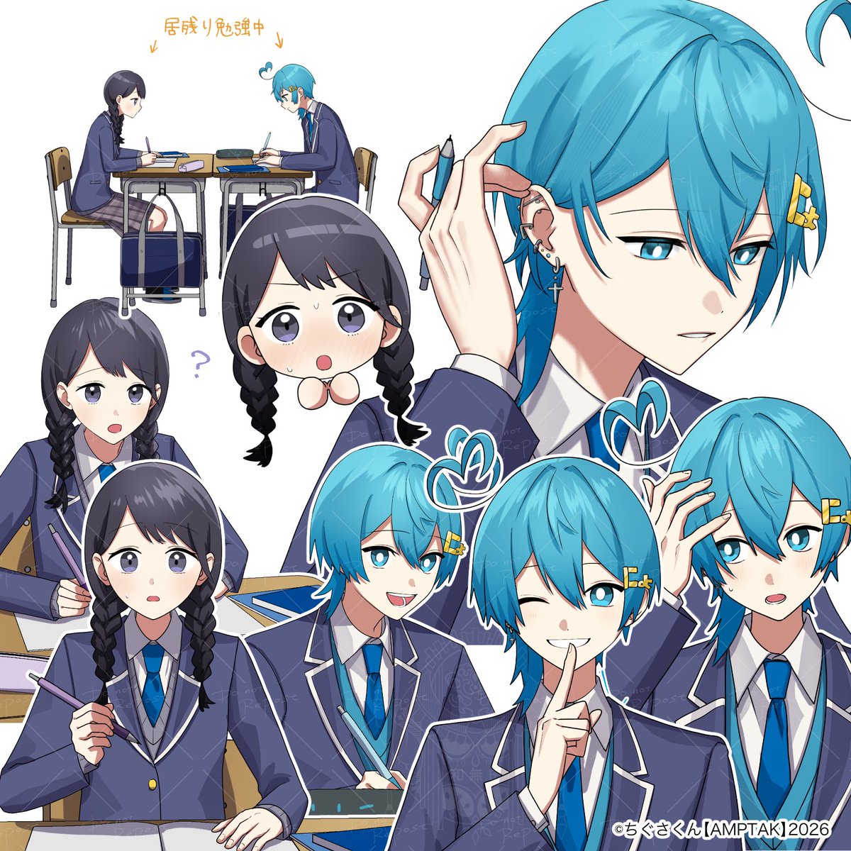 りんた様　リクエストイラスト　サンプル イラスト担当しております〜！！✨