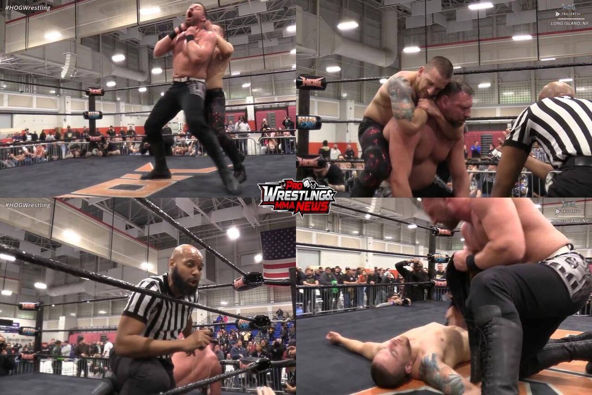 PWMMANews's tweet image. In the Superclash Main Event, Mason used piano wire to choke out Dijak and retained the #HOG World Championship, but the ref reverses the call, making Dijak the winner but not champion. Dijak warns: “Next time, earn it!” #HOGWrestling