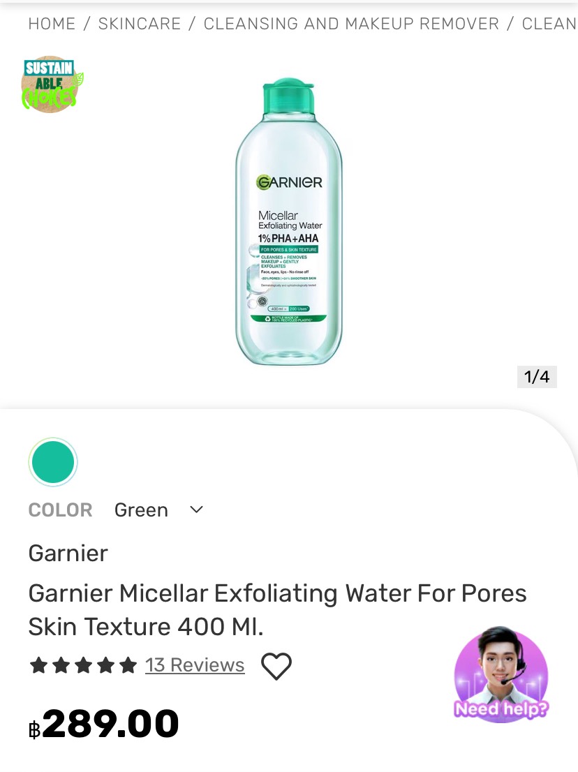Luaisiin's tweet photo. ส่งต่อคลีนซิ่ง Garnier 400ml  มือ1 ไม่เคยใช้ 130 รวมส่ง #ส่งต่อคสอ #ส่งต่อเครื่องสำอาง #ส่งต่อสกินเเคร์ #ส่งต่อเสื้อผ้ามือสอง #ส่งต่อเสื้อผ้าสาวอวบ #สกินแคร์มือสอง https://t.co/wd8nAknSUD