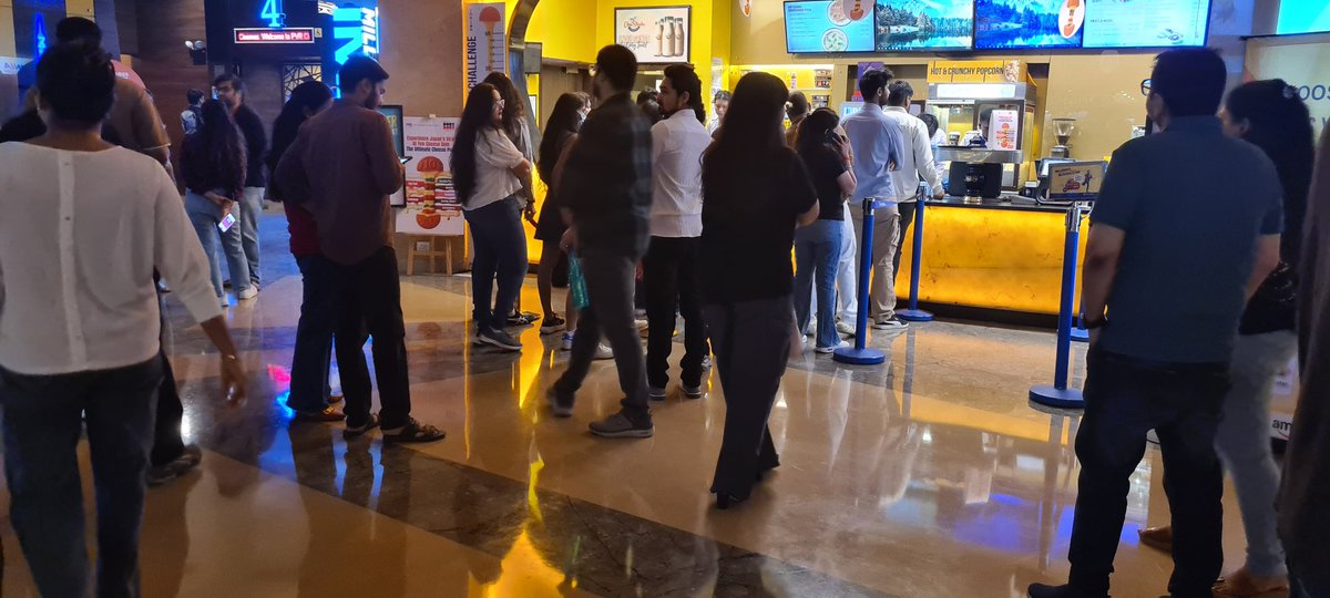 junoesque's tweet image. Sunday morning crowd for #DhurandharRevenge  #excited