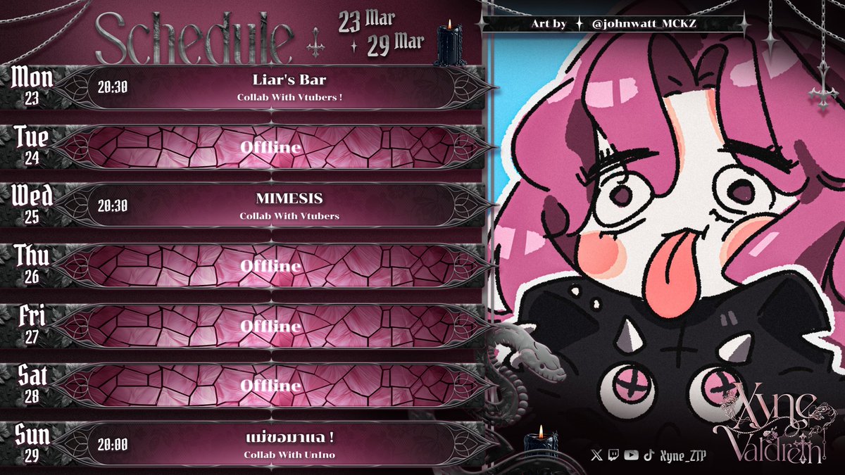 Xyne Valdreth「ZTP」 tweet media