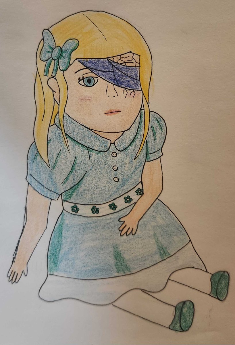 WildWorldOC's tweet photo. When Ep. 8 of #tadc prompts you to finally doodle again, but you doodle #OCs.
Kitsu (AKA: Kit)- An origami fox. Can change her shape to fit needs, but mostly remains as a fox. Don't mind the crumples.
Murra- A porcelain doll trying to hide her cracks and imperfections. https://t.co/amt6Yf9MXN
