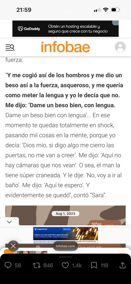 sebastronov's tweet photo. Pero que asco ese Ricardo Orrego, disque “dame un beso con lengua” hpta viejo por que lo protege tanto caracol y blu radio si ya son varias mujeres que dan testimonio de ser un acosador sexual https://t.co/OeLiBBw8SJ