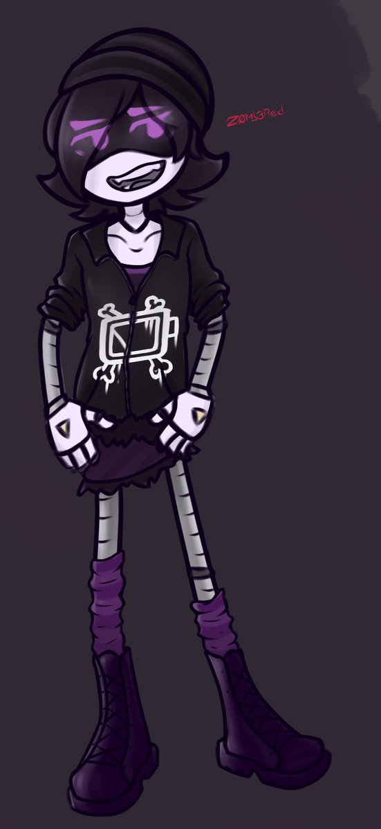 Zomb3Art's tweet photo. Everyone's favorite angsty teenager drone #uzidoorman #murderdrones https://t.co/MRGXIGz9ft