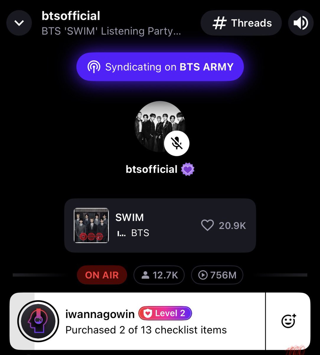 BTSIndiaCharts's tweet photo. Join #btsofficial BTS 'SWIM' Listening Party on @STATIONHEAD with Us!!
🔗: https://t.co/c7otVHV9CU https://t.co/OAewvXRSRs