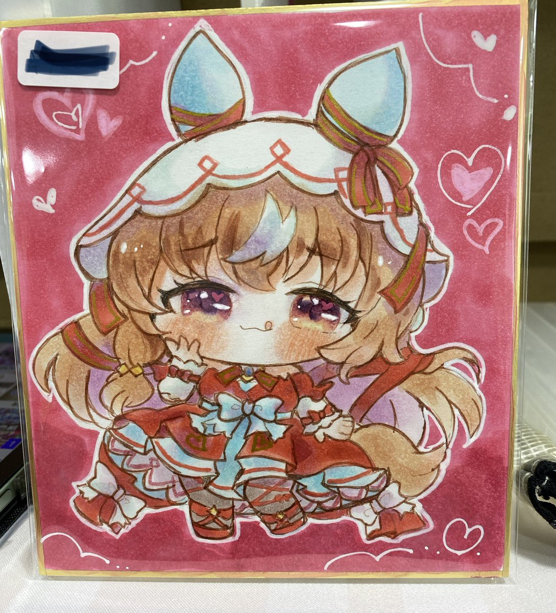 カル鍋設営完了したけど写真撮る暇なかった！
急遽描いたスティールインラブさん！
めちゃかわゆい💕

#カル鍋