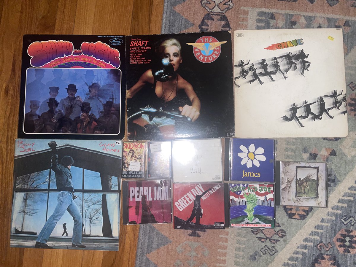 fuckinghamgreen's tweet image. all of the music i’ve bought this week #ihaveaproblem