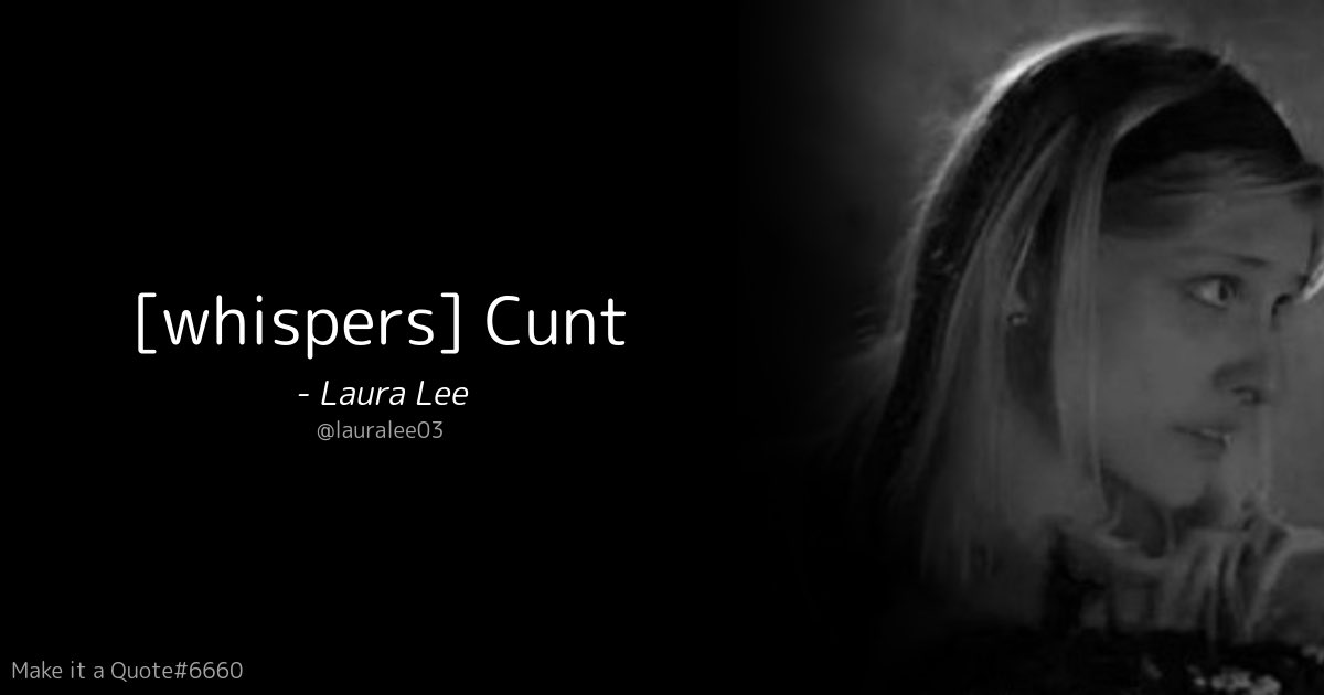 Laura Lee tweet media