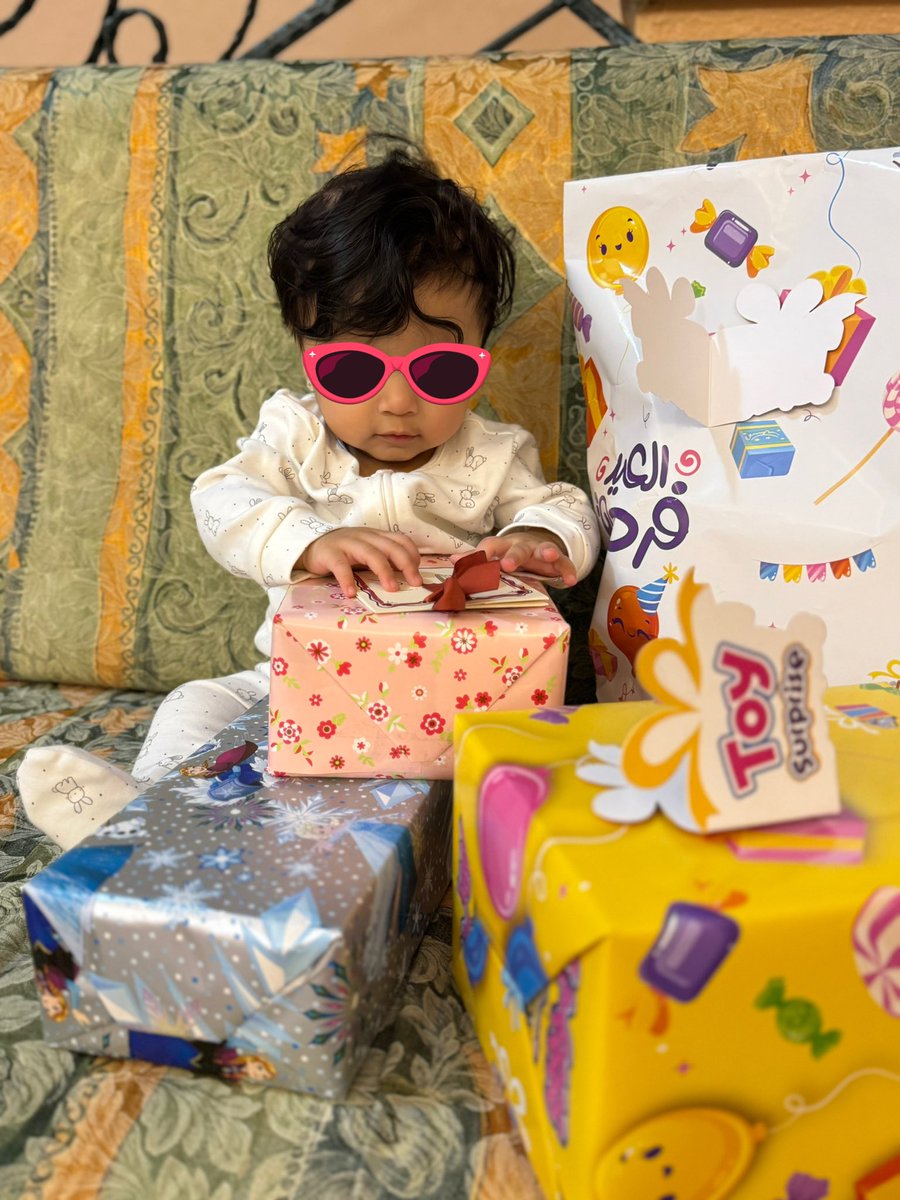 nuha_idrees's tweet photo. Our first Eid as a little family 💗🎊🍬

أول عيد مع سدوومي 👧🏻 https://t.co/6siznKdVSQ