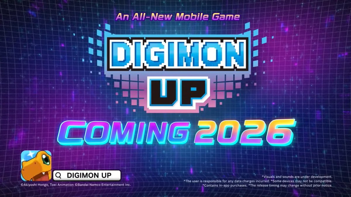 New Digimon Mobile Game announced: Digimon Up!! 

Coming 2026!!
#Digimon #DigimonCon