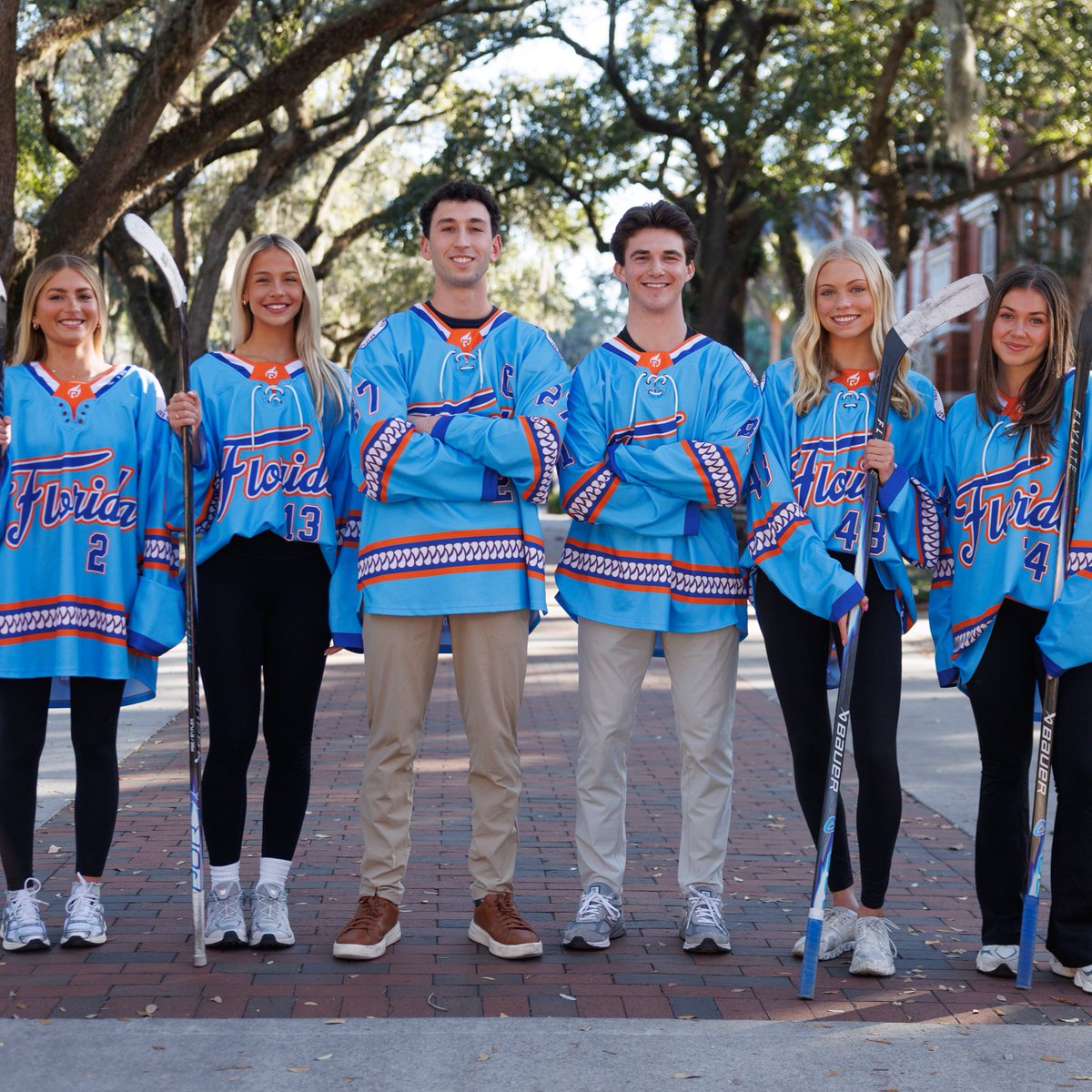 ufhockey's tweet photo. For a limited time only…
Don’t miss your chance to rep a UF Hockey Jersey 🐊🏒
Link in Bio‼️ #ChompOn https://t.co/m9316lnd7y