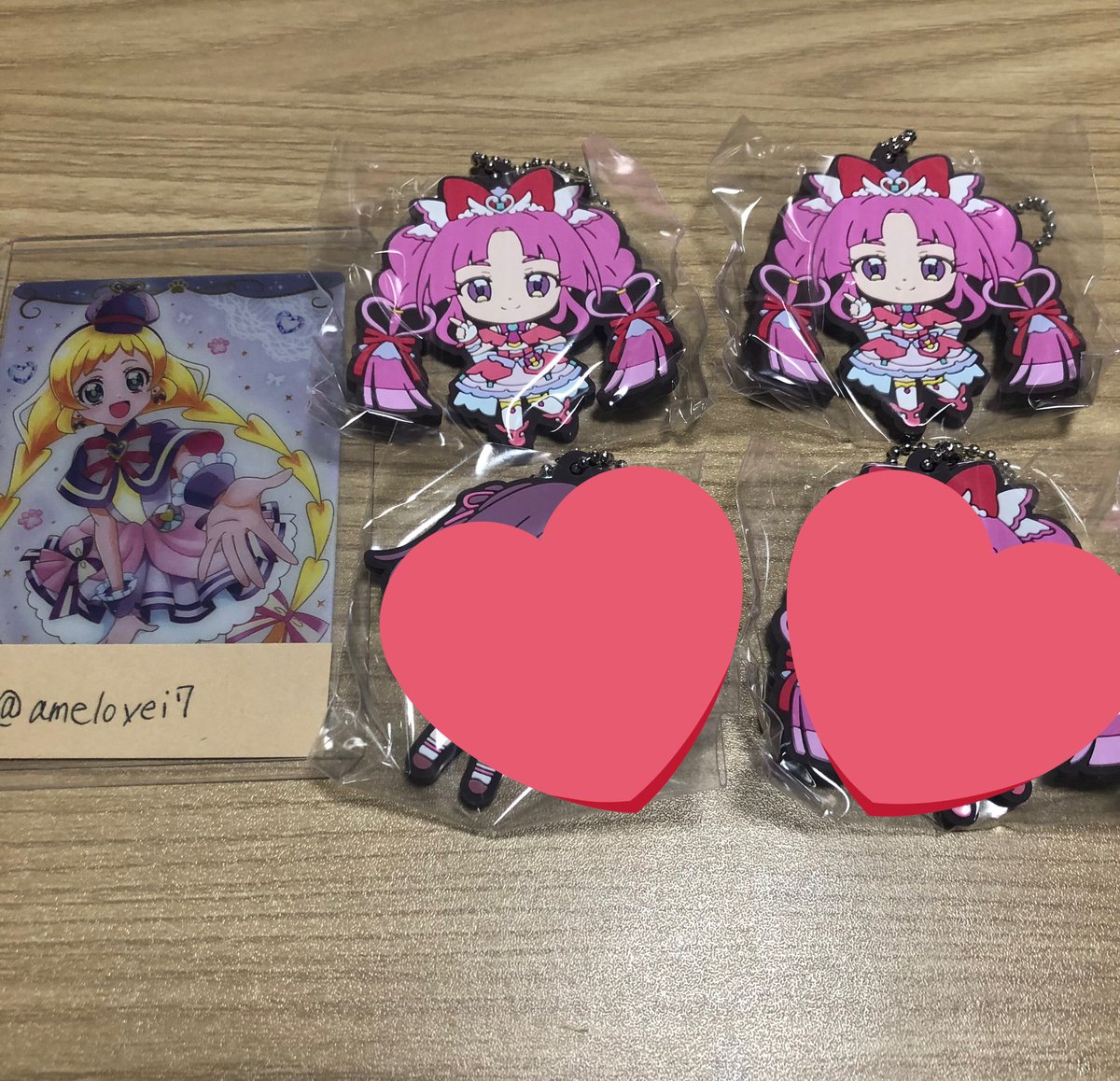 amelovei7's tweet photo. 【 交換 】名探偵プリキュア たんプリ カプセルラバーマスコット ガチャガチャ プリキュア ラバマス

譲▶︎ ミスティック ×2

求▶︎  アンサー  ポチタン (各1求)

普通郵便での交換希望。
1点からでもお気軽にお声掛けください。 https://t.co/7XaXfuiVLz