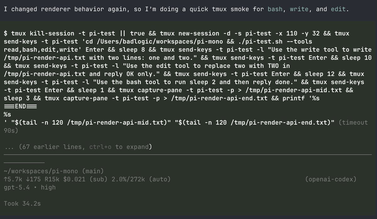 Mario Zechner tweet media