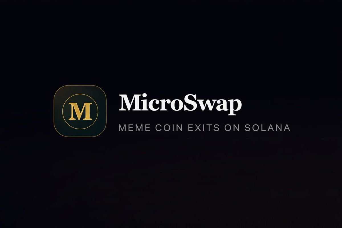 MicroSwap tweet media