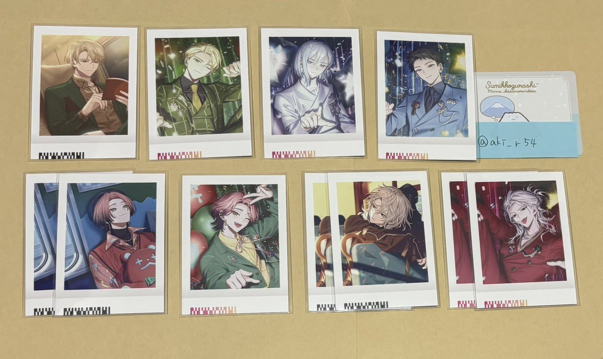 aki_r54's tweet photo. 【交換】 エイトリ ぱしゃこれ

譲:画像のもの

求:同種 凪

画像1枚目が箔押しです
郵送での交換希望
お気軽にお声がけください。 https://t.co/sKgmcxNi0C