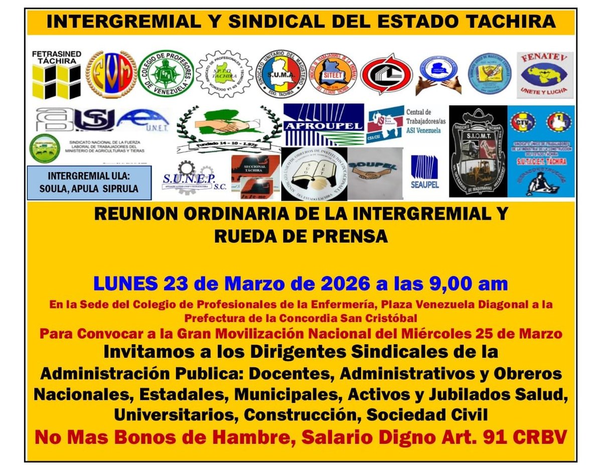 #AumentoSalarialYa tweet media