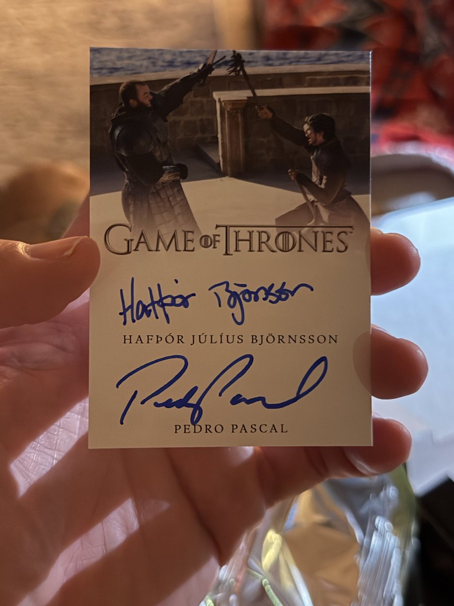 Bought some Game of thrones hobbies at the show today … 

I can’t believe it! 🤯
<a href="/ThorBjornsson_/">Hafþór J Björnsson</a> and Pedro!