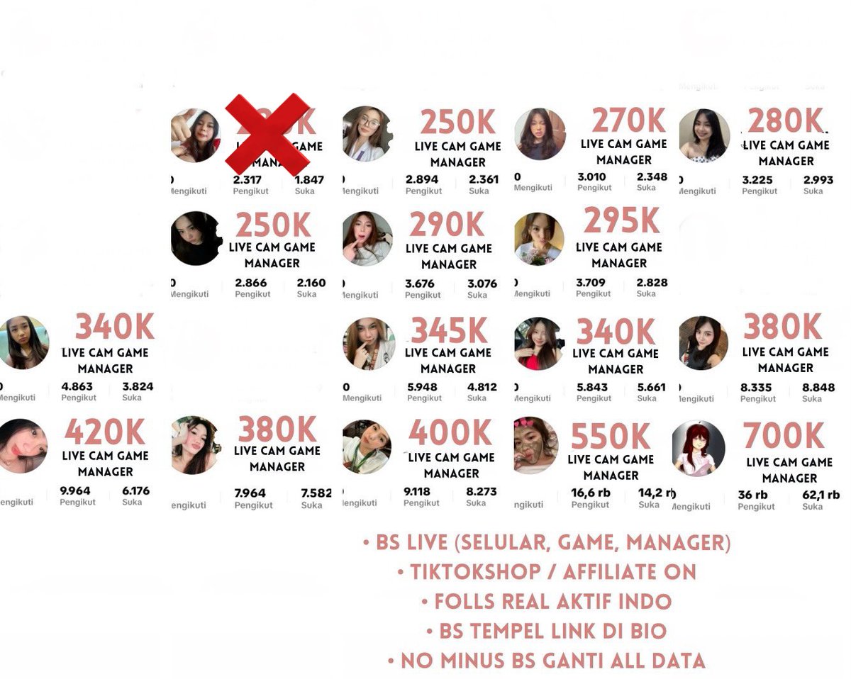 modin🙀 | JUAL AKUN TIKTOK tweet media