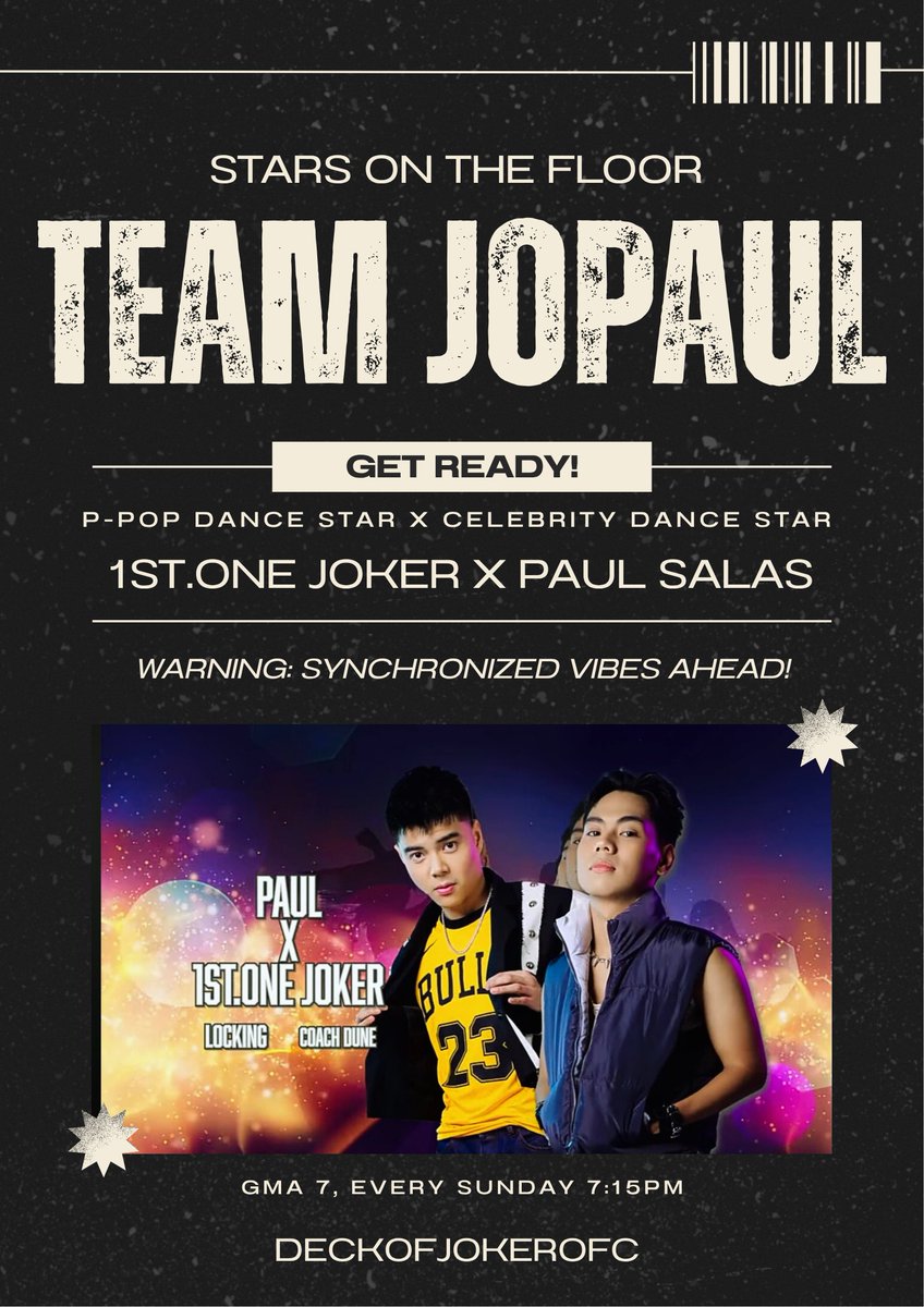 Polaruss_ofc's tweet photo. 7:15PM! 🚨 Get ready to be hooked as Joker and Paul will show off their locking moves tonight!

@1stoneOfficial @1stoneofc_joker #1stOne_JOKER #StarsOnTheFloor #SOTFMasPinatindi https://t.co/Uf3VS5PmEE