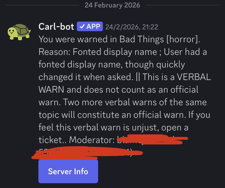 PlayzzYounes's tweet photo. Roblox Bad Things game's discord server sucks ass at moderation, I'll let these two screenshots speak for themselves...
Idfk how everyone there can be so sensitive 💀🥀
#robloxbadthings https://t.co/otspweyJHn