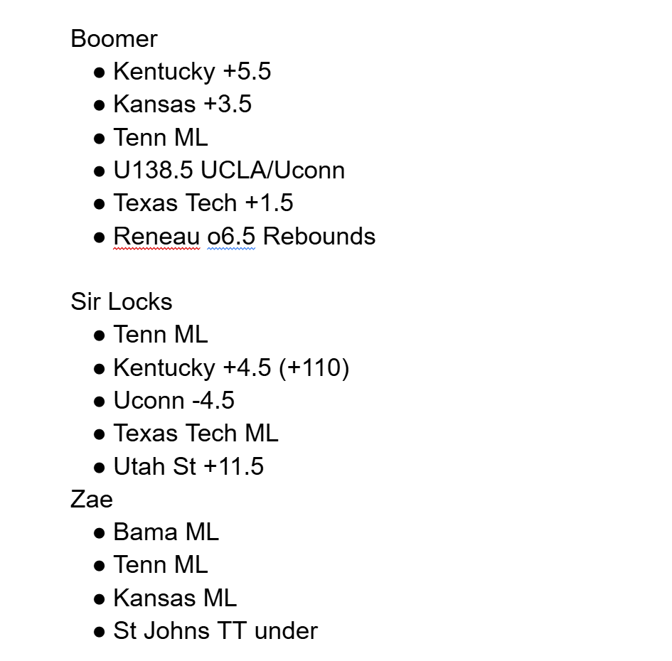 Boomer’s Bets tweet media