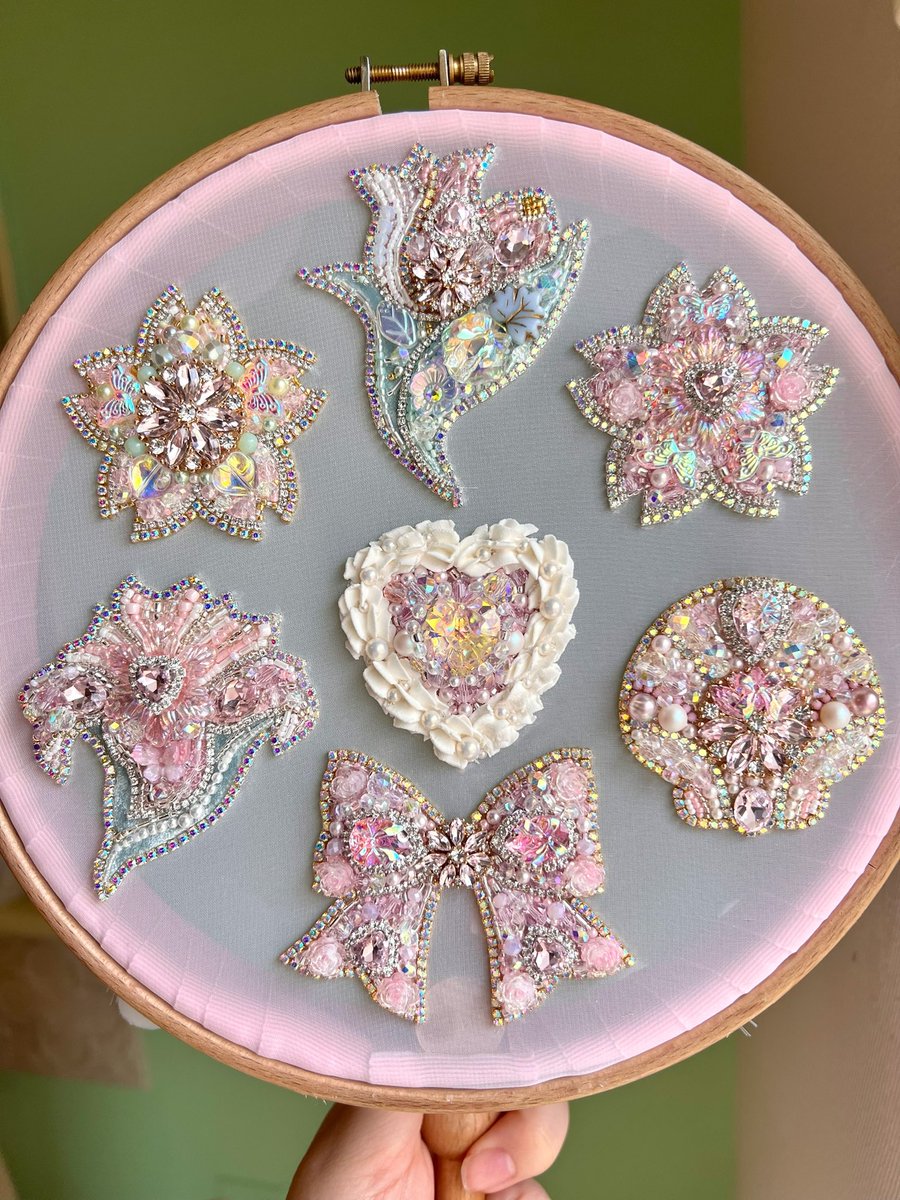 Piari🪡ビーズ刺繍 tweet media