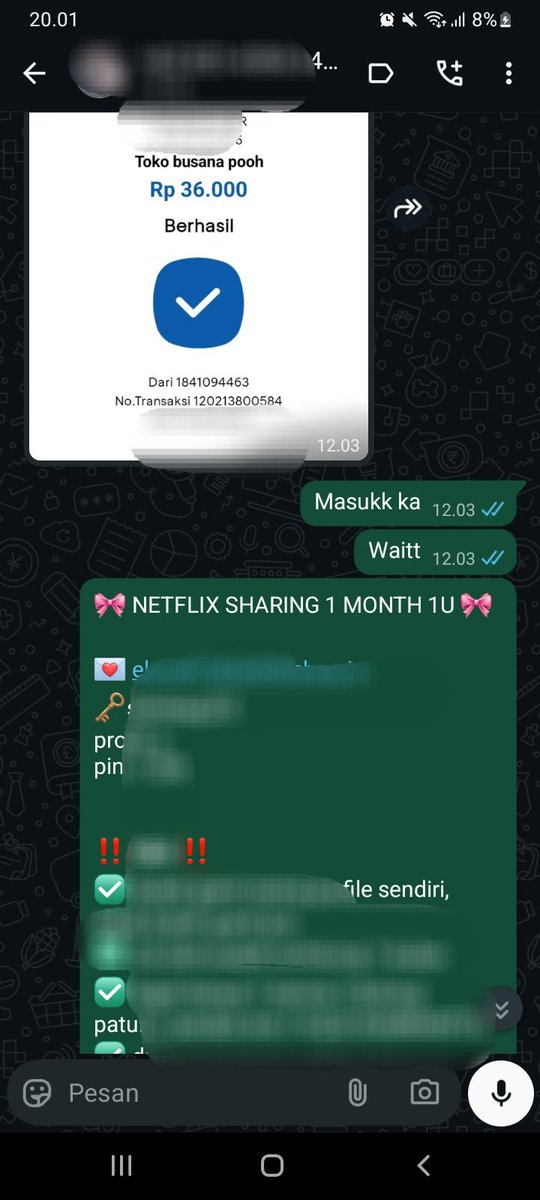 tyaa | Fast WA | 1000+ TESTIMONI tweet media