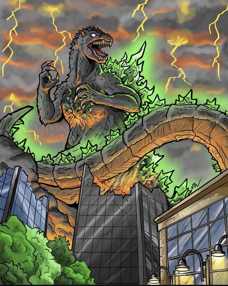 Necro Godzilla tweet media