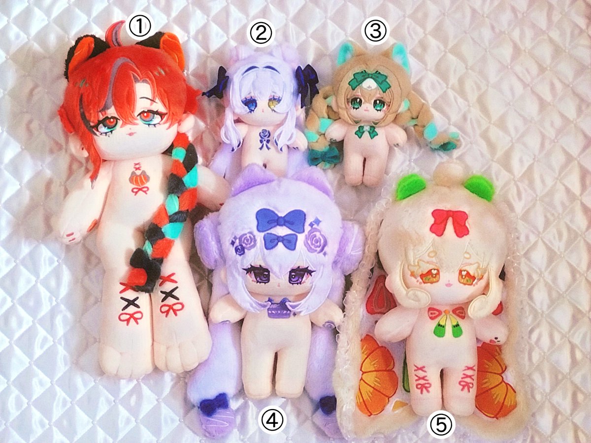 pec304's tweet photo. 【私生・サンプル無ぬい譲渡】
先着順で写真のぬいちゃん達のお譲り先を探しております。
リプライよりお声がけくださいませ！よろしくお願い致します🙇‍♀️ https://t.co/I8axj85I5u