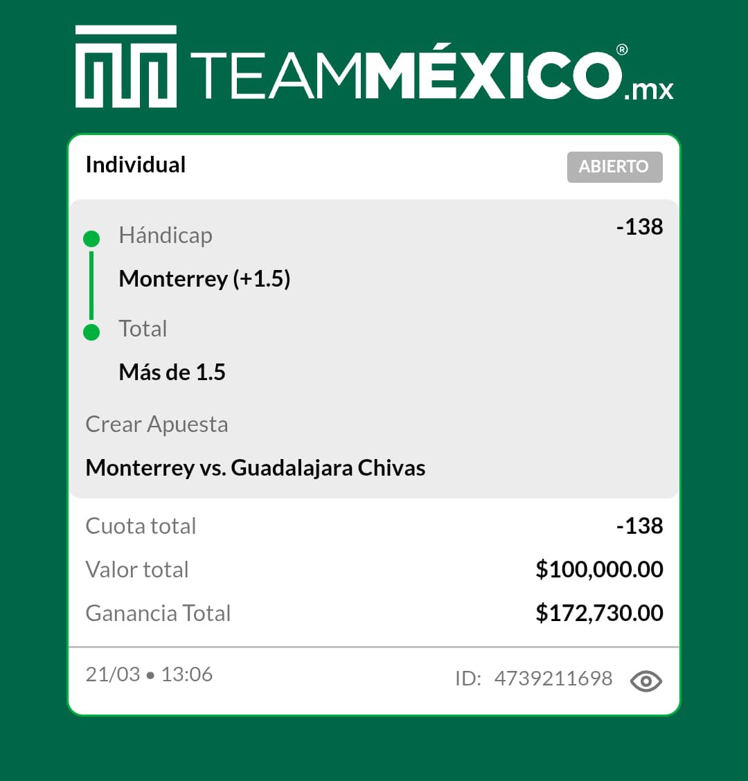 GallitoVip's tweet photo. Para ser tipster necesitas tener ángel , chispa, esencia , huevos y justo estar rodeado de buenas vibras y energías 

Casi nadie tiene ángel en México 

Gane , y pude perder pero es parte del show 

Tú estás enojado carnal , yo con una jugada de 100,000 a punto de irme a mamar🍺 https://t.co/D2FKq1tLm3
