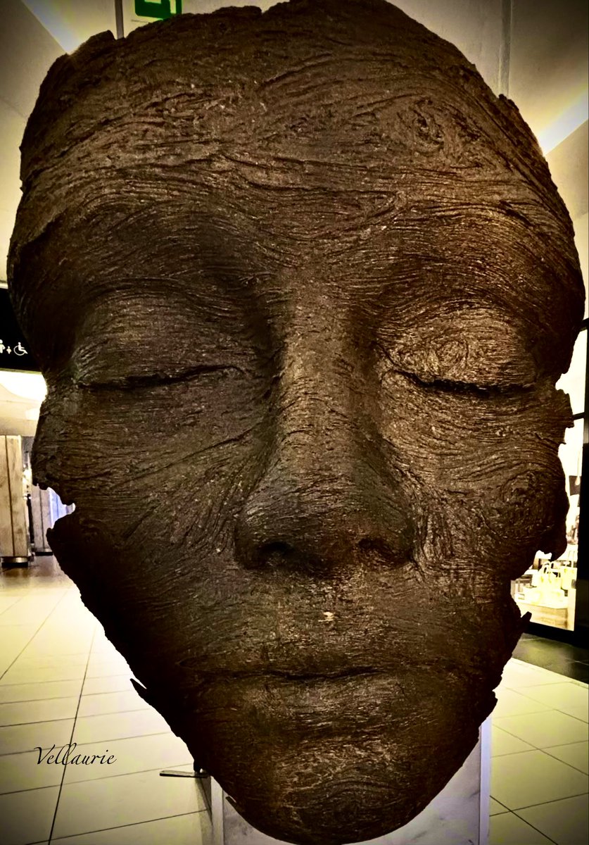 VijayEllaurie's tweet image. An amazing sculpture for #SculptureSaturday #art #masks #facesculpture #mixedmedia 
PS: Full credit to the artist!