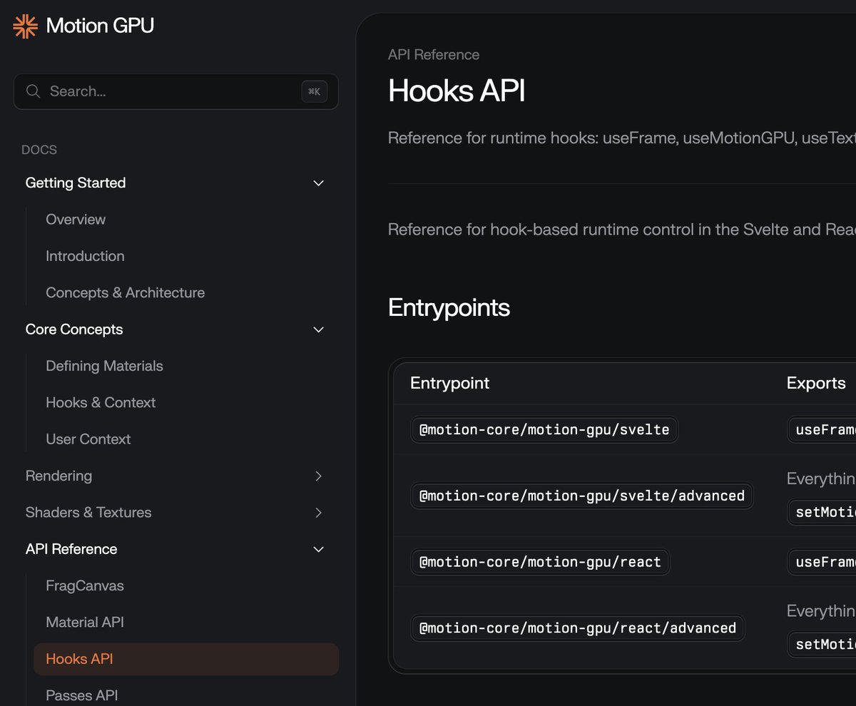 React adapter for Motion GPU is coming sooner, than later 🤠