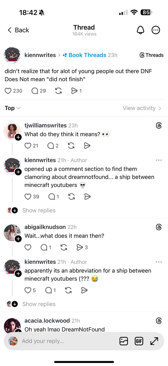 strudalzzz's tweet photo. i don’t come on here much anymore but imagine my fucking surprise when i opened threads and got JUMPSCARED BY DREAMNOTFOUND IN 2026. this is the worst day ever https://t.co/xIGvu6srdc