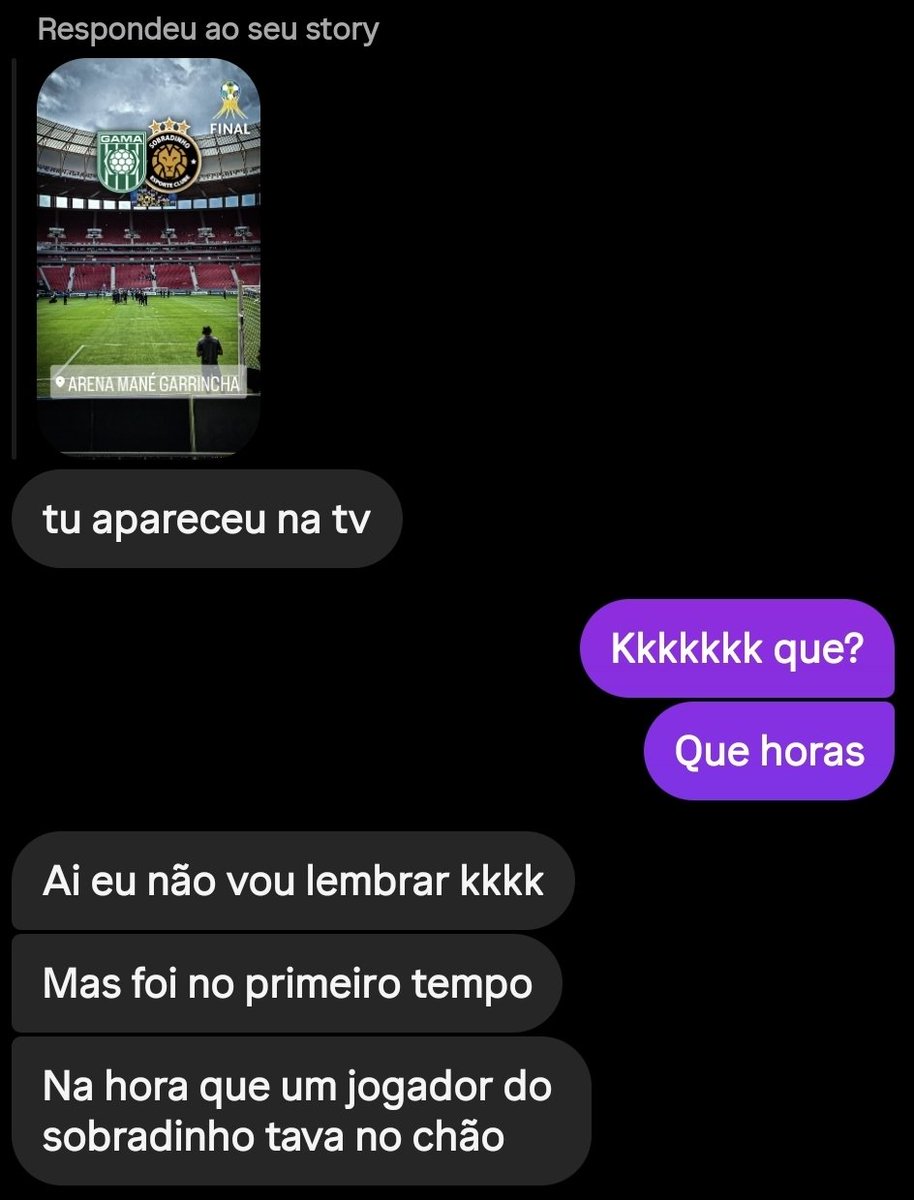 Pior que estão me mandando um monte de mensagem dizendo que me viram

Quem tiver a imagem me mande