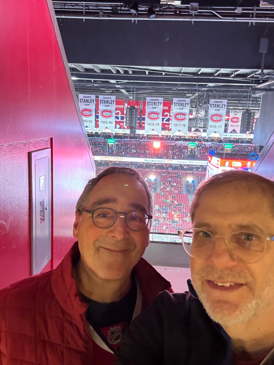 egreenspon's tweet photo. Reliving the glory days of Les Glorieux with my high school pal! https://t.co/YPDD3XBv04