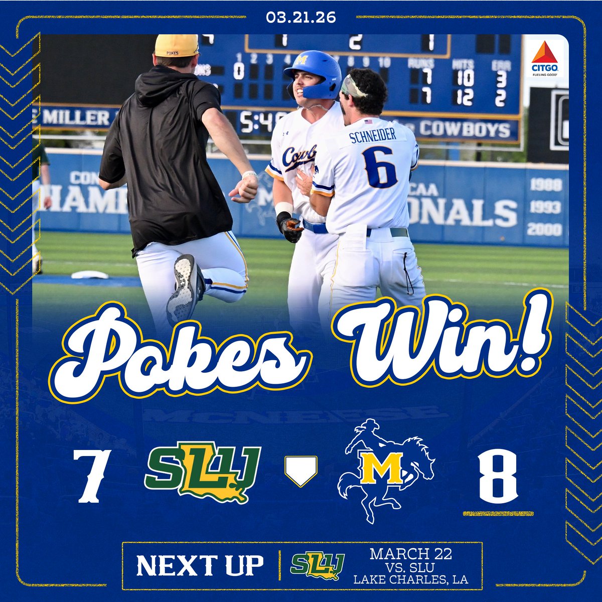 McNeese Baseball tweet media