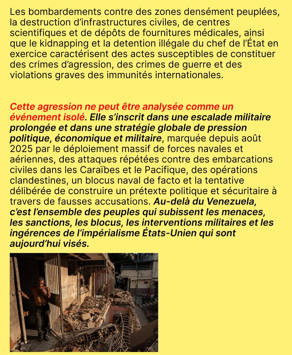 Les Ami·es de la Révolution Bolivarienne tweet media