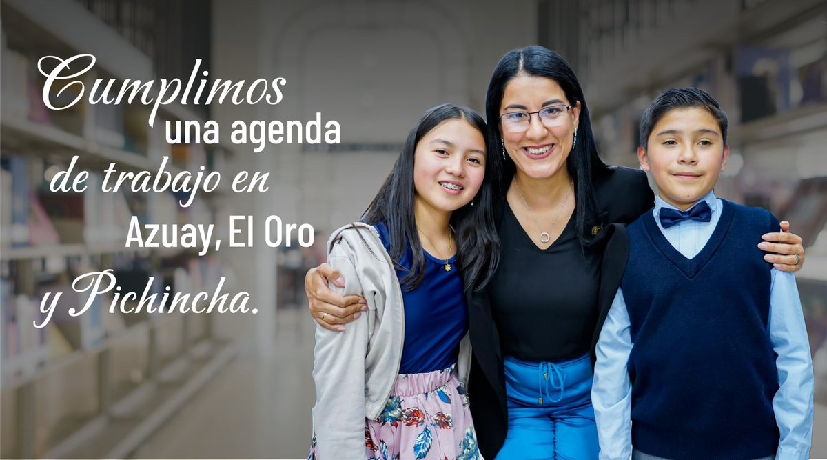 GildaAlcivarOk's tweet photo. 🇪🇨 ¡Avanzamos con acciones concretas en territorio para fortalecer #ElNuevoEcuador!

Esta semana mejoramos la infraestructura educativa, brindamos apoyo a familias en Zaruma, entregamos nombramientos definitivos a docentes y potenciamos la educación superior. https://t.co/XCVyekfee9