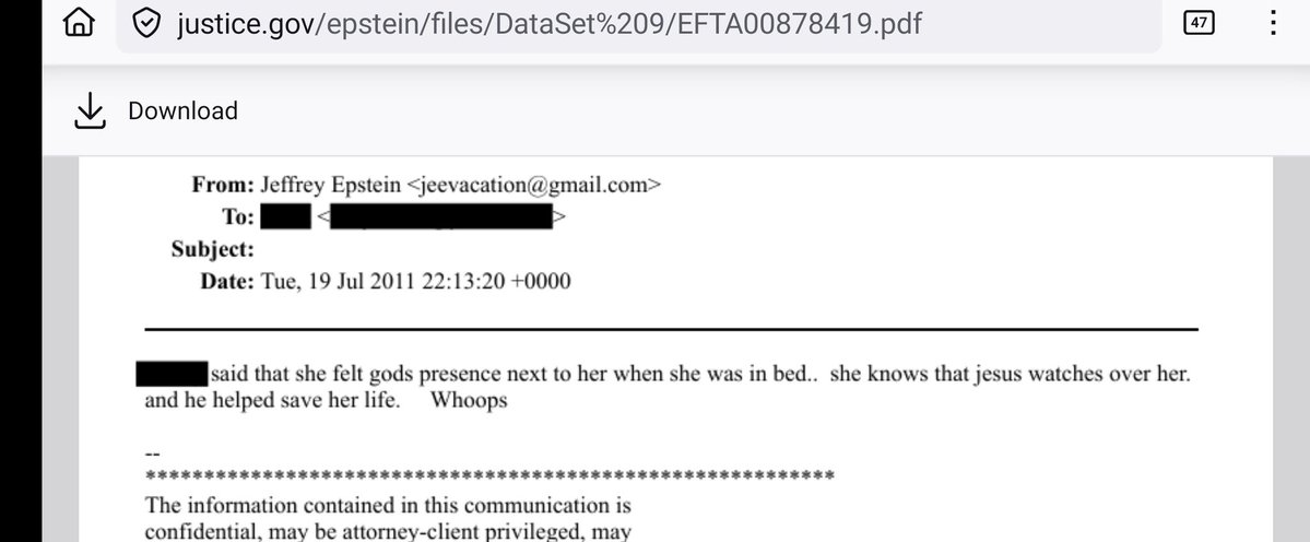 Arquivo Epstein tweet media