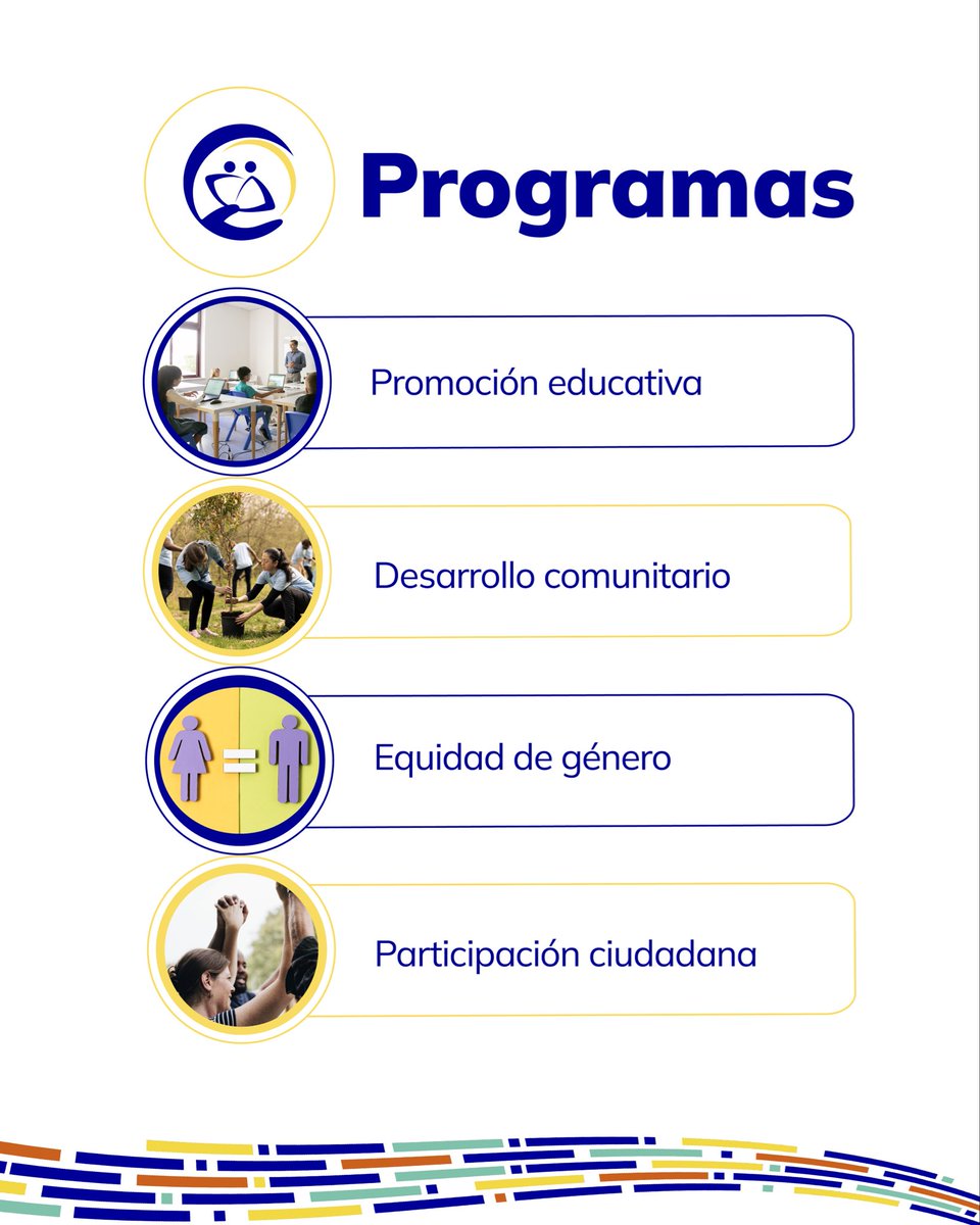 FUNDEMAC's tweet photo. Conoce nuestros programas!👀✋
Iniciativas que impulsan el desarrollo y fortalecen a las comunidades.
#fyp #elsalvador #ong #programa #cambio https://t.co/KmVeH7C6L6