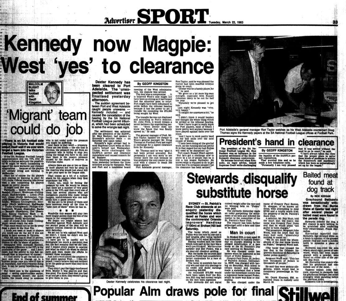 SANFL 1983 season (after ‘75-82) on 43-year delay tweet media